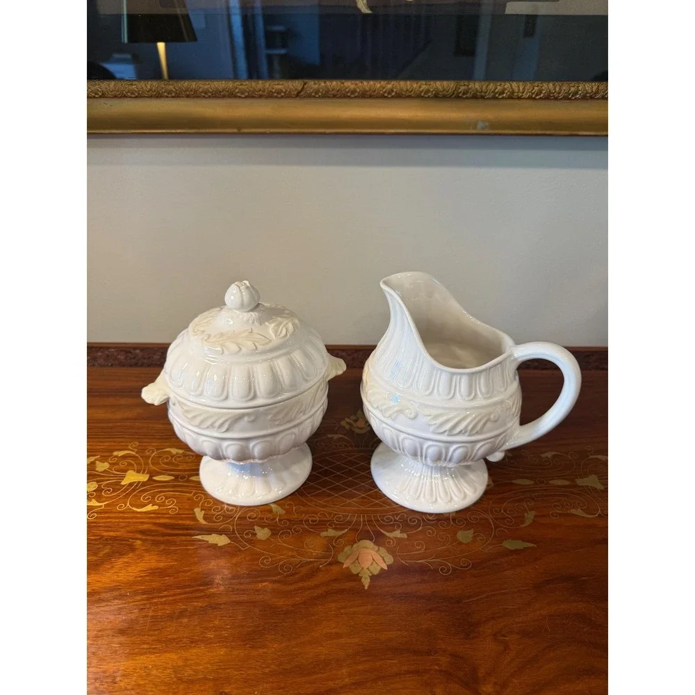 Vintage Lenox Butler's Pantry Creamer‎ and Sugar Bowl Set